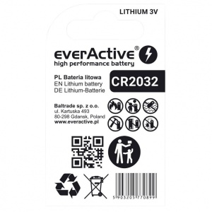 CR2032 lithium-ion battery (3V) - 1buc - Img 2