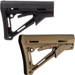 DELTA SIX M4 Shoulder Rest Cover / Stock Cover - plastic (black or tan)