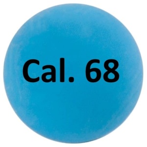 DSG Rubberballs cal .68 (100 pieces) [3.6g] - BLUE - Img 2