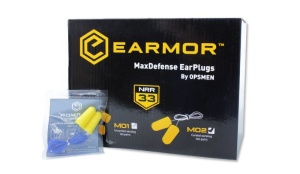 Earmor M02 - MaxDefense Foam EarPlugs [BOX of 60]