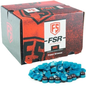 First Strike Paintballs 600 Rounds Box - Grey / Blue