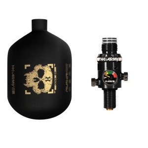 HK Army 0.8L / 48ci HP System 4500psi Black / Gold HP8 Reg Alpha Doom Midas - Img 1