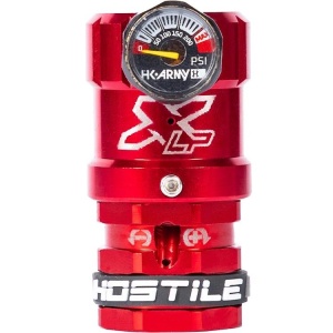 HK Army Hostile XLP Airsoft Regulator - Side Port Quick-Disconnect (red)
