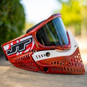 JT Spectra Proflex Paintball Thermal Goggle Limited Edition (Marble Red/White) - Img 3