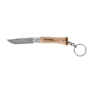 Opinel Colorama 04 inox natural keychain knife
