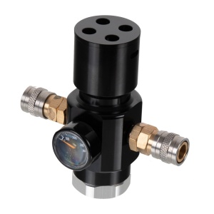 PowAir V1 DUAL Airsoft HPA Regulator with hose system (0-230 PSI) with 2 hoses - Img 4