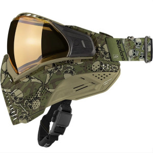 PUSH UNITE PAINTBALL GOGGLE (SANDANA OLIVE)