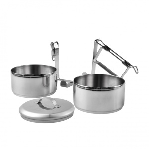 Zebra Thailand 10 cm x 2 Stainless Steel pots / casseroles - Img 2