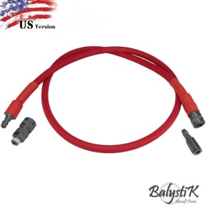 Balystik HPA braided line complete set US version - Red