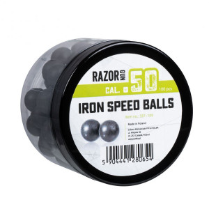Bile Cauciuc RazorGun cal.50 Iron Speed Balls - 100buc [~2g]