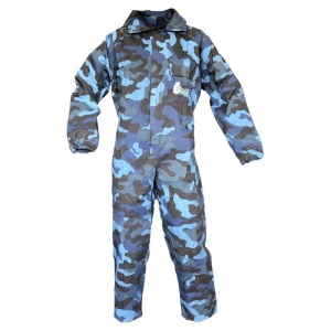 Buddha Field Rental Coverall - Blue Camo