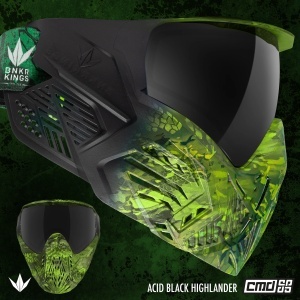 Bunkerkings CMD Goggle - Acid Black Highlander - Img 2