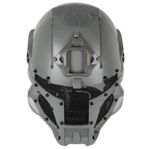 DELTA SIX Tactical Trooper Helmet for Airsoft (Grey) - Img 4