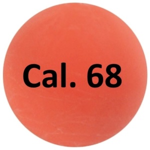 DSG Rubberballs cal .68 (100 pieces) [3.6g] - ORANGE - Img 2