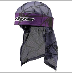 Dye Head Wrap - Infused (purple / black / grey)