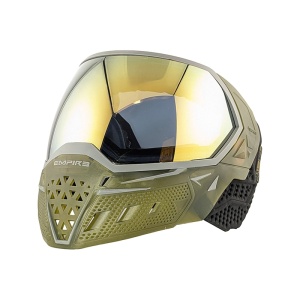 Empire EVS Goggle Crystal Clear Olive Ice - Gold Mirror Lens