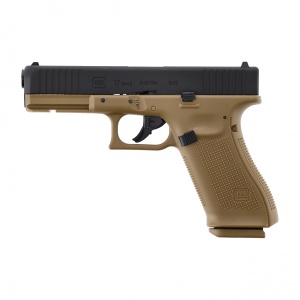 GLOCK 17 GEN 5 6 MM BB AIRSOFT Pistol - COYOTE [Co2 - GBB]
