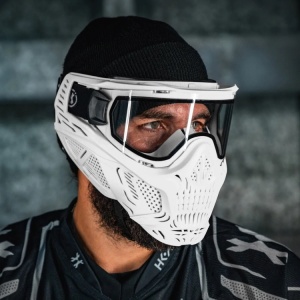 HK Army HSTL Skull Goggle / Paintball Mask (White) - Img 4