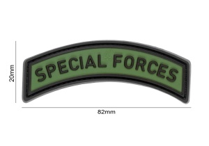 JTG Special Forces Tab Rubber Patch - Img 2