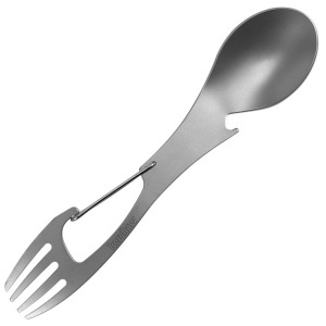 Kershaw Ration XL Eating Tool - Fork&Spoon Combo Utensil - Img 1
