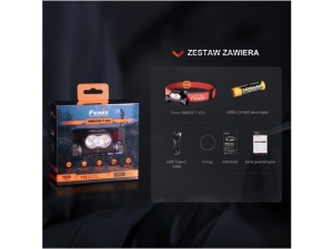 Lanterna Frontala Fenix HM65R-T V2.0 LED flashlight [Headlamp] - Img 7