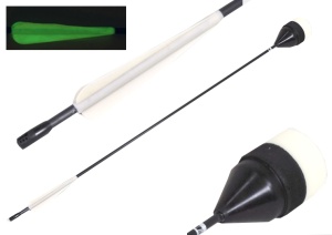 LD LARP Flat-Head arrow - black shaft 76 cm [Set of 32] - Img 11
