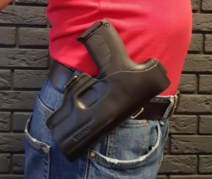 Leather holster for Byrna SD Standard pistol - Img 3