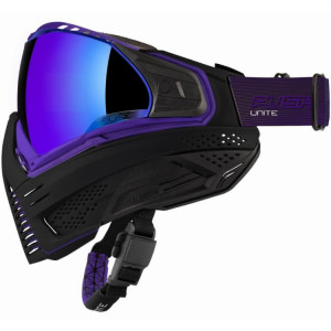 PUSH UNITE PAINTBALL GOGGLE (BLACK / PURPLE) - Img 1