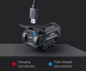 WL14 Tactical Pistol Flashlight - 500 LM - PICATINNY [NEXTORCH] - Img 9