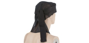 Bandana with net - Black - Img 2