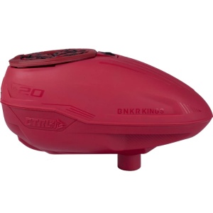 Bunkerkings CTRL2 Paintball Hopper (Dark Red)