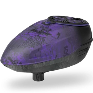 Bunkerkings CTRL2 Paintball Hopper (Purple Black Highlander) - Img 3
