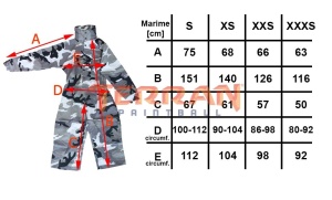 Combinezon Copii - Junior Overall (Urban Camo) - Img 2
