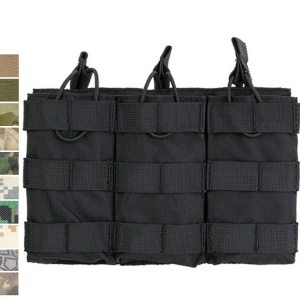 DELTA SIX M16 / M4 / AR-15 Molle magazine pouch (triple) different colors - Img 1