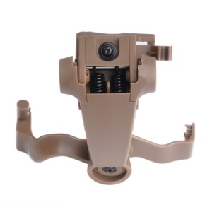 Earmor - Adapter for M32 Plus Headphones at ARC Rail - Polymer - Coyote Brown [M16A-CB] - Img 2
