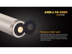 Fenix ARB-L18 rechargeable battery (18650 3500 mAh 3.6V) - Img 4