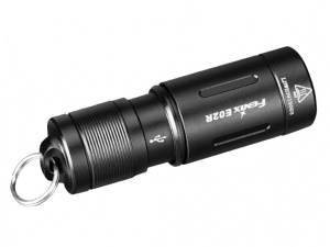 Fenix E02R LED keychain flashlight - black [lanterna Breloc chei] - Img 2