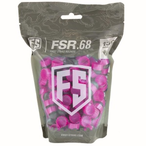 First Strike Paintballs 150 Rounds Bag - Grey/Pink