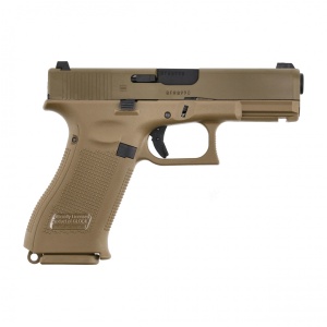 GLOCK 19x 6 MM BB AIRSOFT REPLICA - COYOTE [Green Gas - GBB] - Img 2