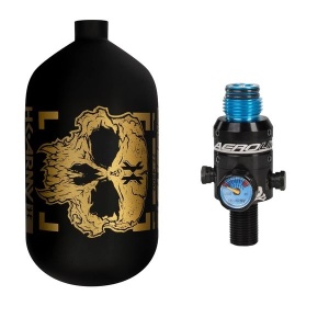 HK Army 1.3L / 77ci HP System 4500psi Black / Gold Aerolite2 Pro Reg Alpha Doom Midas