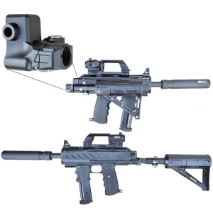MCS Drop Down Folding Air Buttstock Adapter with Gen3 locking mechanism (TiPX CMP-18) - Img 2
