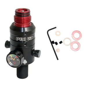 Ninja PRO V3 HP Regulator 4500 psi Aluminum - black/red - Img 3