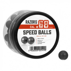 RazorGun Rubberballs / Bile Cauciuc .68 - 20buc [~3.2g]