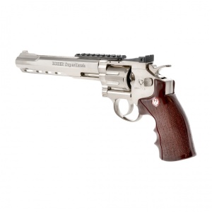 Ruger Superhawk 8in Airsoft Revolver - Chrome [6mm] - Img 7