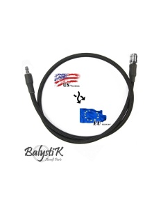 Balystik adapter US - EU 8mm braided line for HPA regulator - Black - Img 2