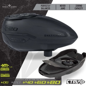 Bunkerkings CTRL2 Paintball Hopper (black) - Img 4