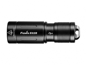 Fenix E02R LED keychain flashlight - black [lanterna Breloc chei] - Img 3