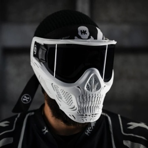 HK Army HSTL Skull Goggle / Paintball Mask (Ghost) - Img 4