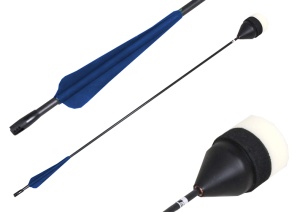 LD LARP Flat-Head arrow - black shaft 76 cm [Set of 32] - Img 5