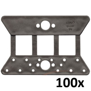 Net Fixation Clips RECTANGULAR - 100 Pack (Cleme prindere plasa protectie)